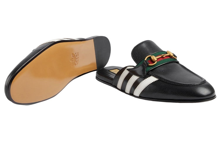adidas X Gucci Slipper With Horsebit 'Black' 721481-AAA71-1090