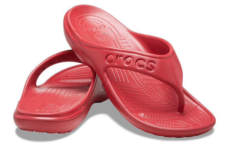 Crocs Baya Minimalistic Casual Flat Flip-Flops Red 11999-6EN