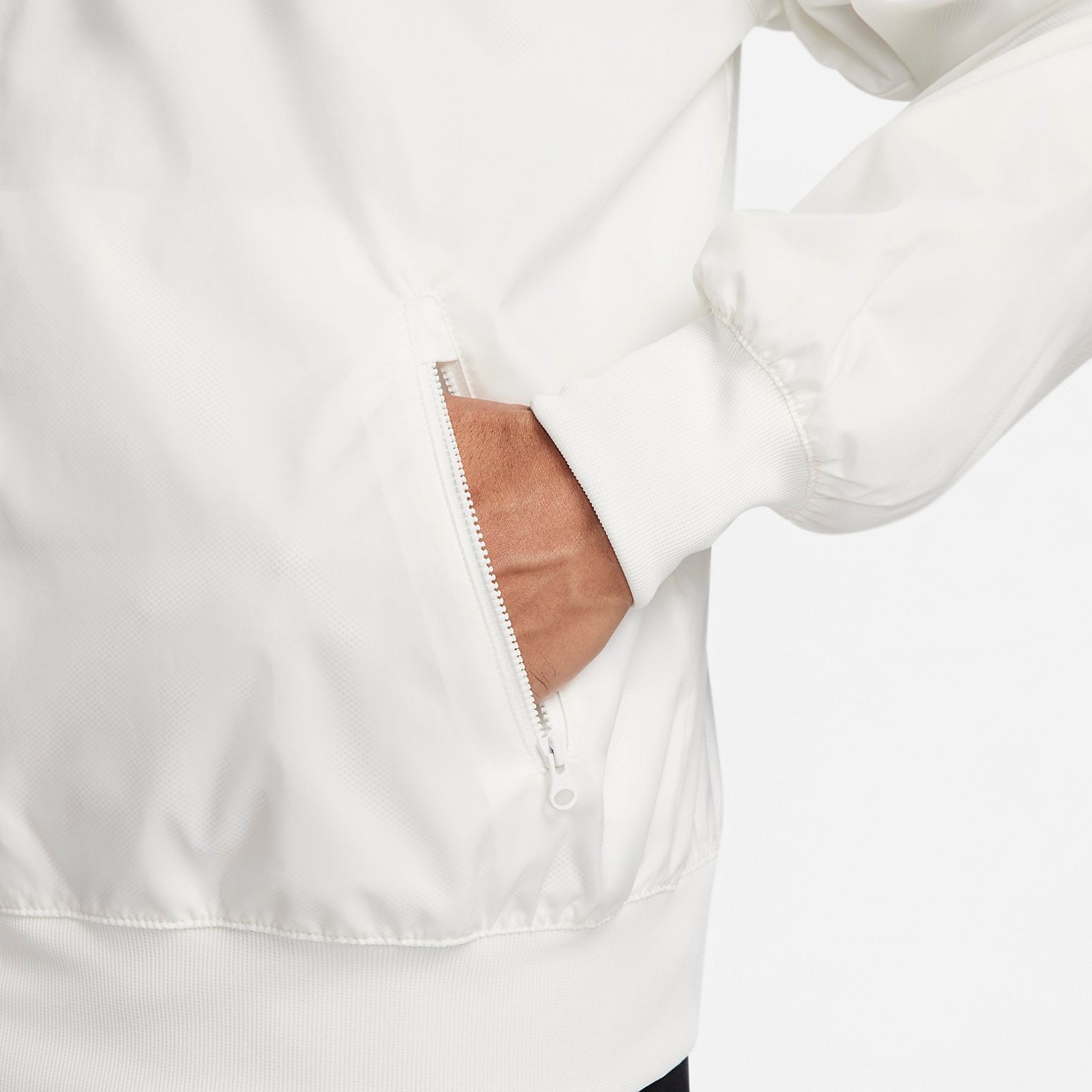 Nike Sportswear Windrunner Hooded Jacket 'Sail Black' DA0001-134