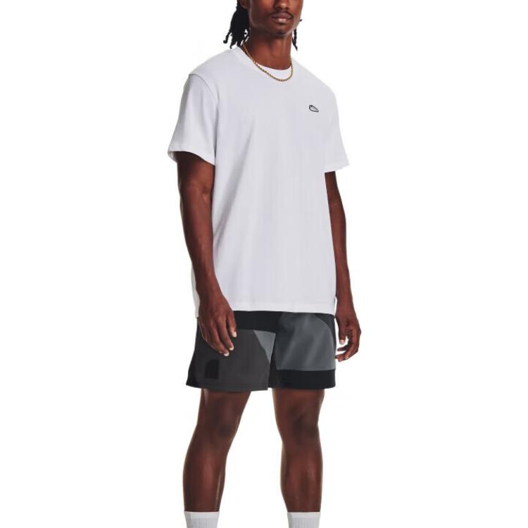 Under Armour Curry Woven 7 inch Basketball Shorts 'Black Grey' 1377306-001