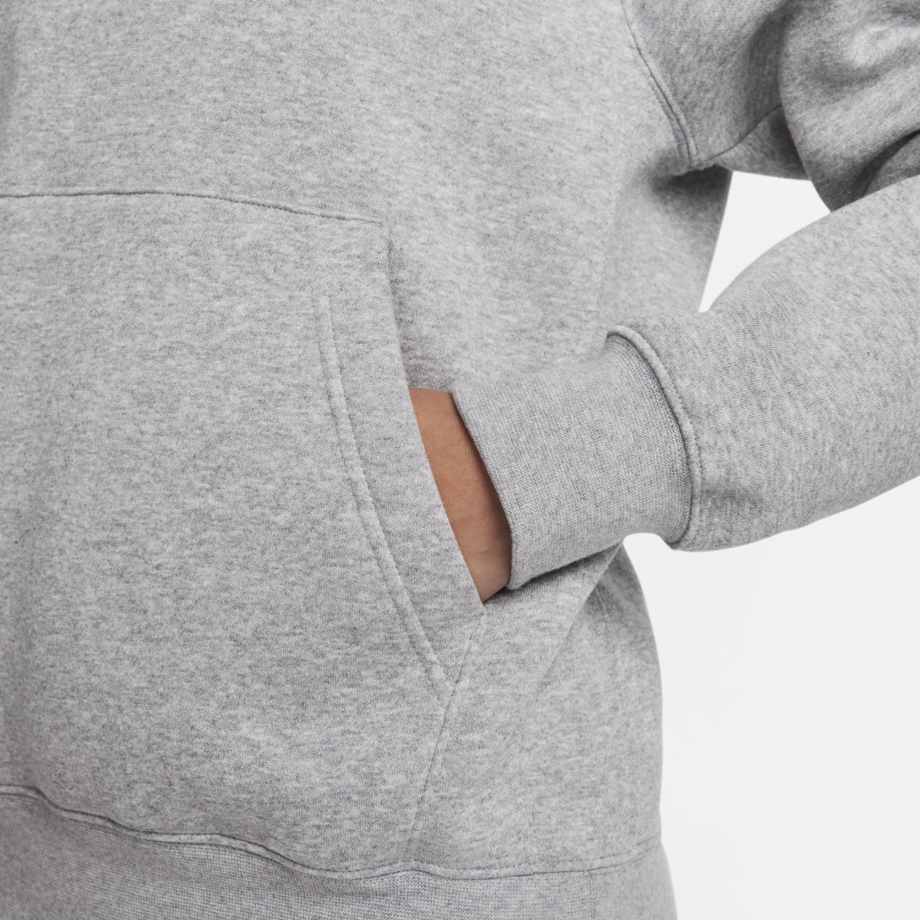 Nike Sportswear Club Hoodie Asia Sizing 'Dark Grey' BV2655-063