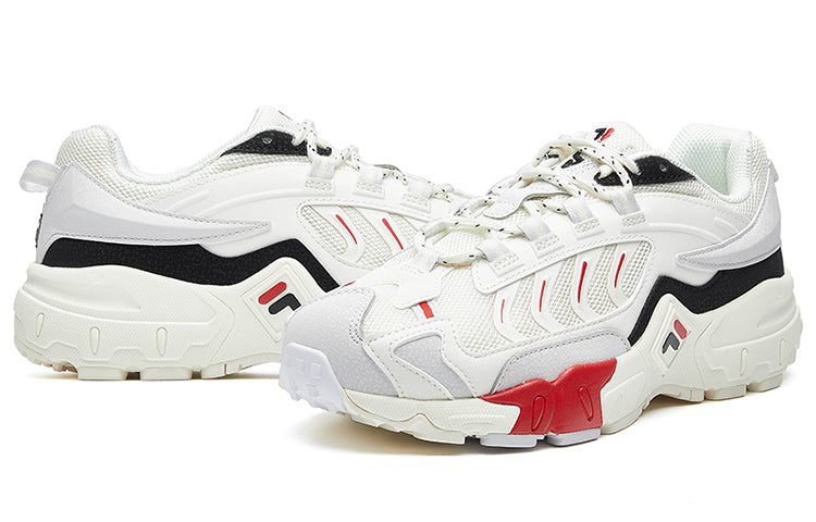 (WMNS) FILA Ravagement 2000 Running Shoes 'White Black Red' F12M041115FNF