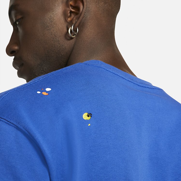 Nike Max 90 Splatter Short Sleeve T-Shirt 'Game Royal' DM8009-480
