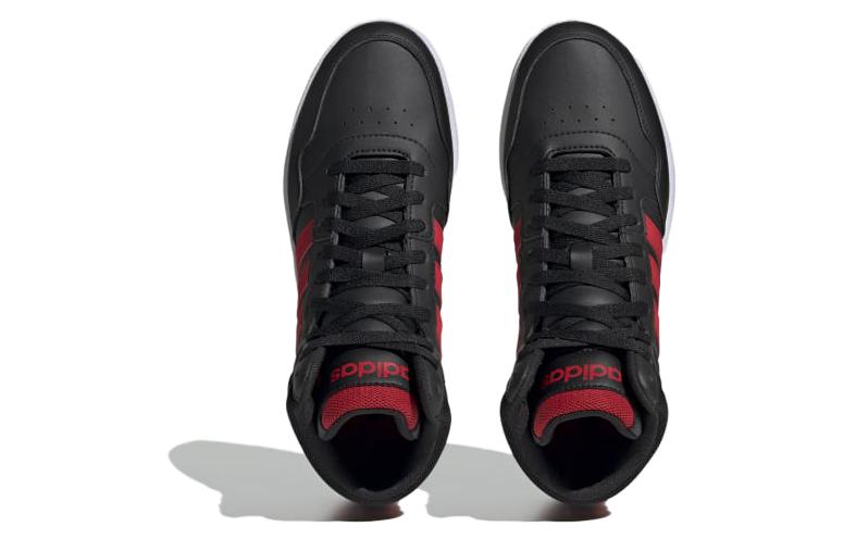 adidas Hoops 3.0 Mid 'Black Scarlet' ID9835