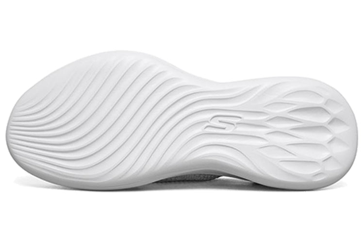 (WMNS) Skechers You Wave Slip-on Shoes White 132005-WHT