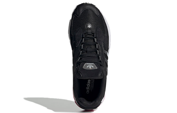 (WMNS) adidas Falcon 2000 'Black White Red' EG8933