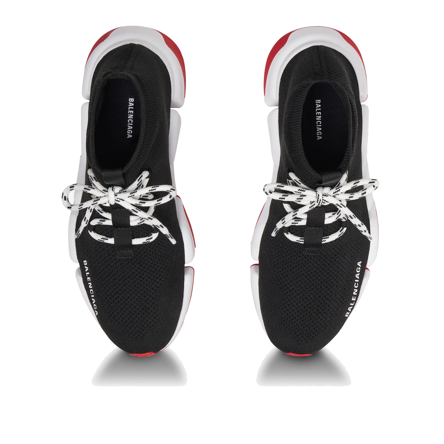 (WMNS) Balenciaga Speed 2.0 Sneakers 'Black White Red' 525723W07U01000