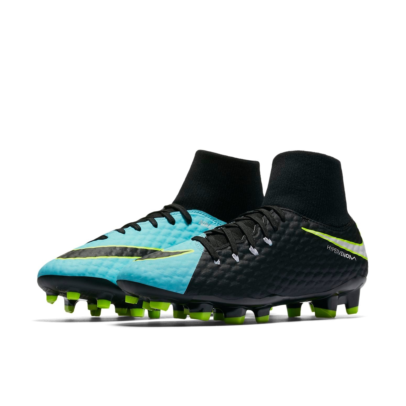 (WMNS) Nike Hypervenom Phelon 3 DF FG 'Light Aqua Volt' 917815-400