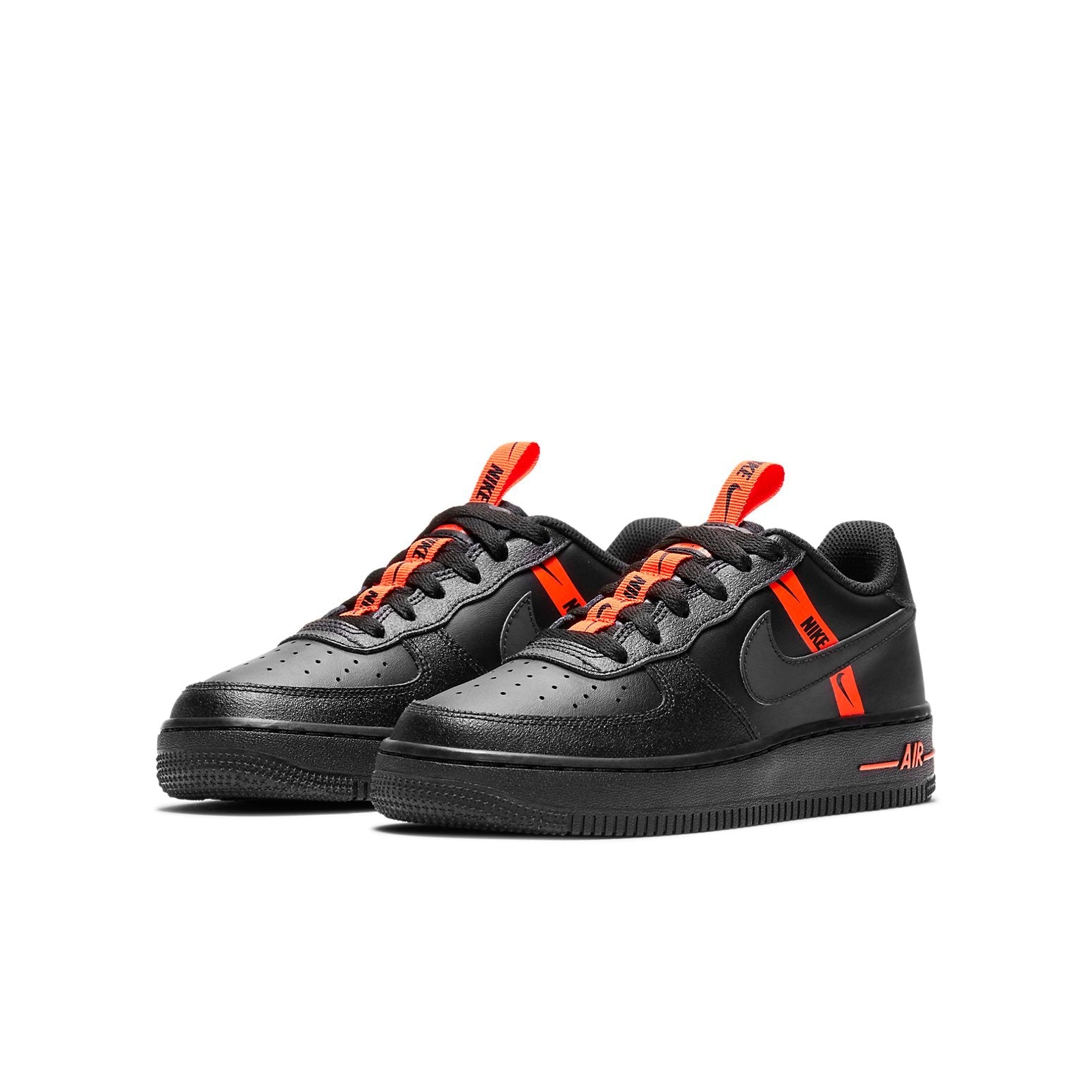 (GS) Nike Air Force 1 LV8 KSA 'Worldwide Pack - Black Total Orange' CT4683-001
