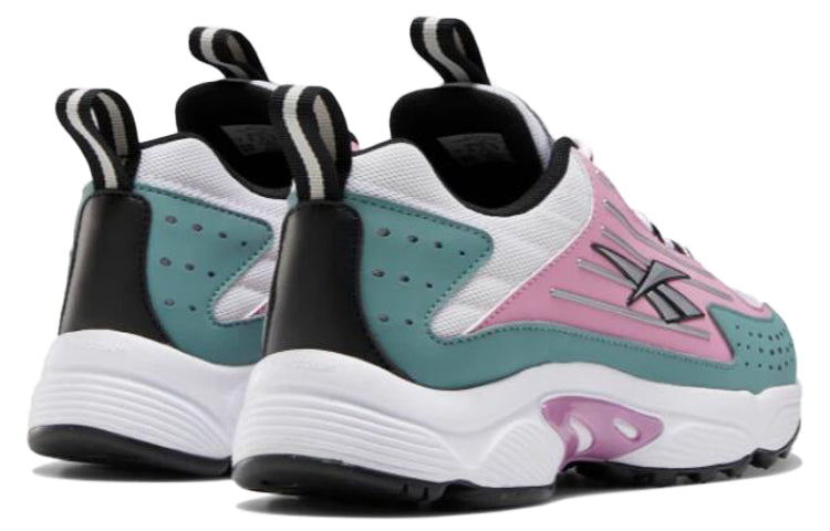 (WMNS) Reebok Dmx Series 2200 Running Shoes White/Green/Pink EF3012