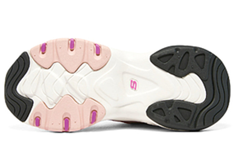 (WMNS) Skechers D'Lites 3.0 'Black Pink' 896029-ROS