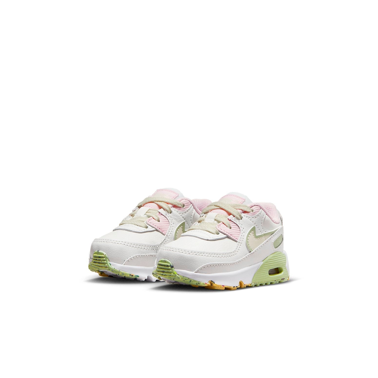 Nike Air Max 90 LTR Leather SE 'White Pink Green' DQ0278-100