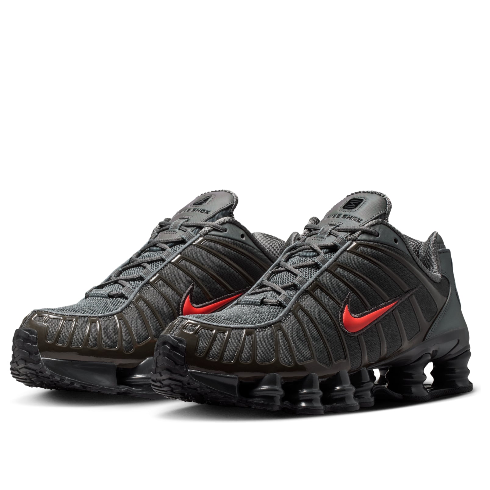 Nike Shox TL SE 'Smoke Grey Bright Crimson' IQ6599-003