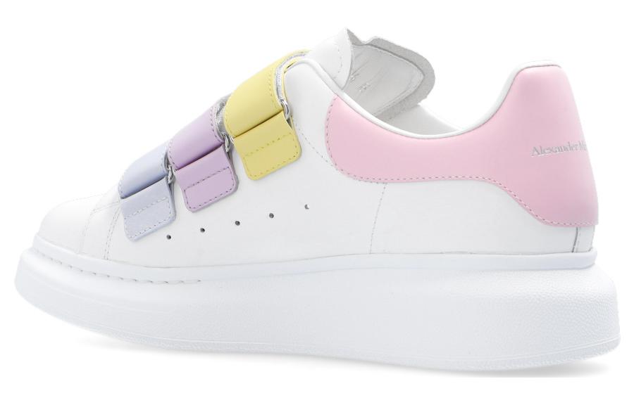 (WMNS) Alexander McQueen Oversized Triple Strap Sneaker 'White Multi' 697105WIBNN9035