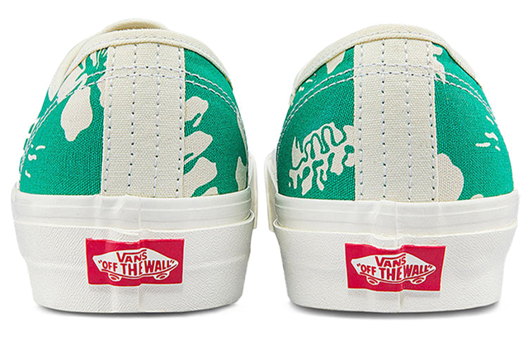 Vans Authentic 44 DX Low Tops Casual Skateboarding Shoes Green Printing Unisex VN0A5KX4AWP