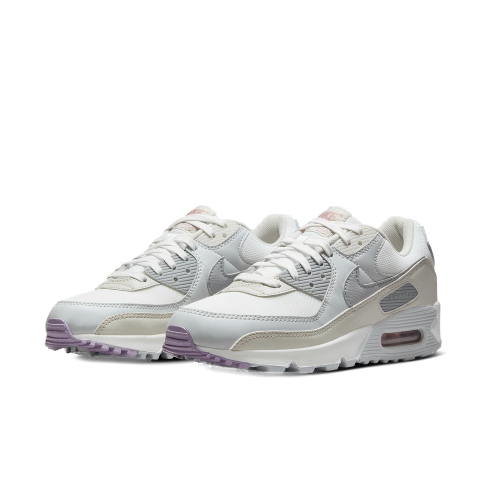 (WMNS) Nike Air Max 90 'Summit White Pure Platinum' DH8010-107