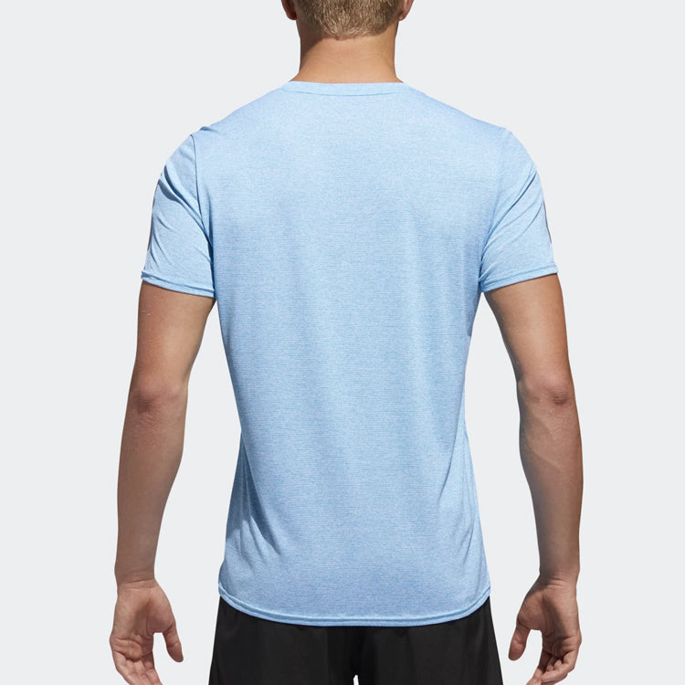adidas Rs Cooler Ss M Running Sports Short Sleeve Blue DQ2551