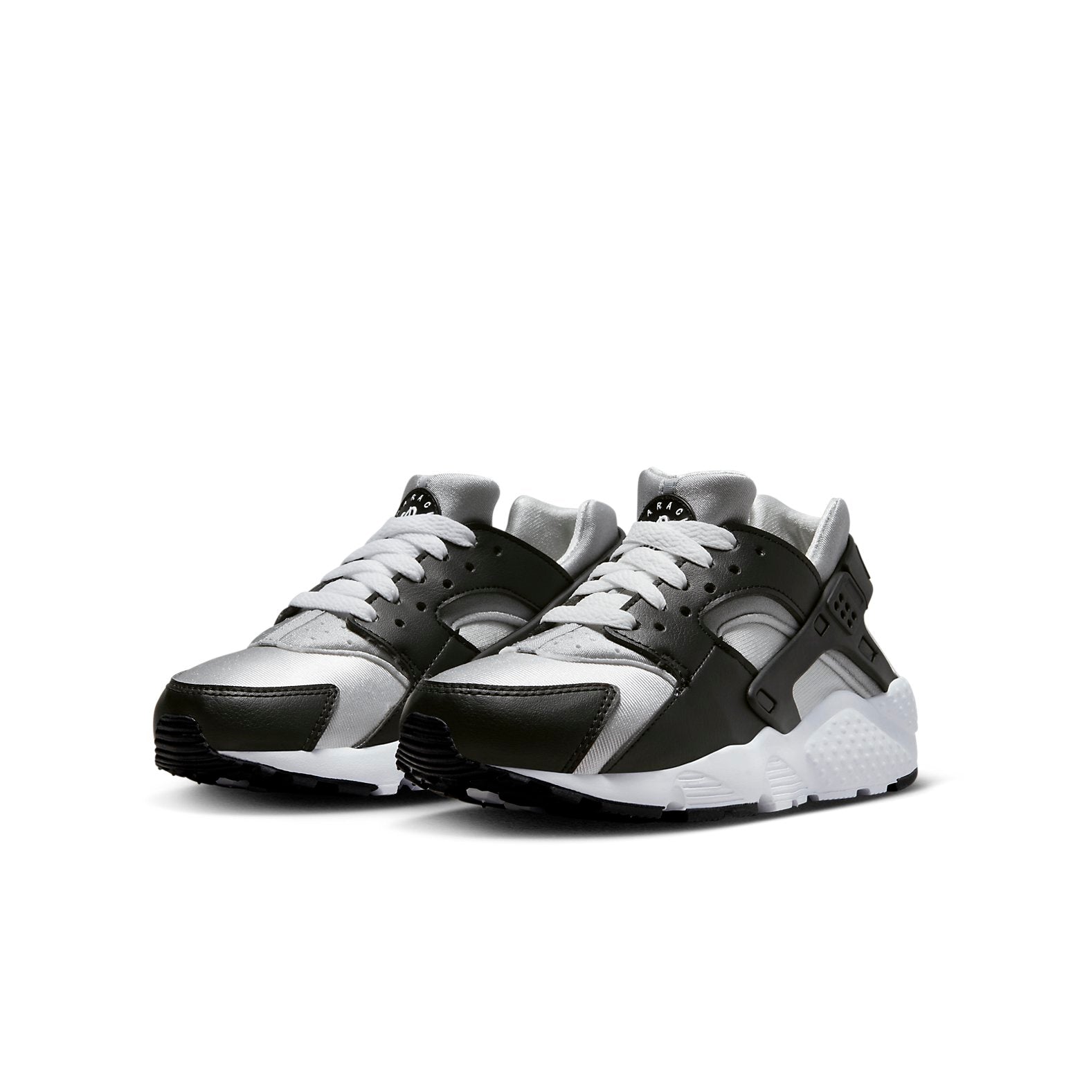 (GS) Nike Huarache Run 'Black Neutral Grey' 654275-044