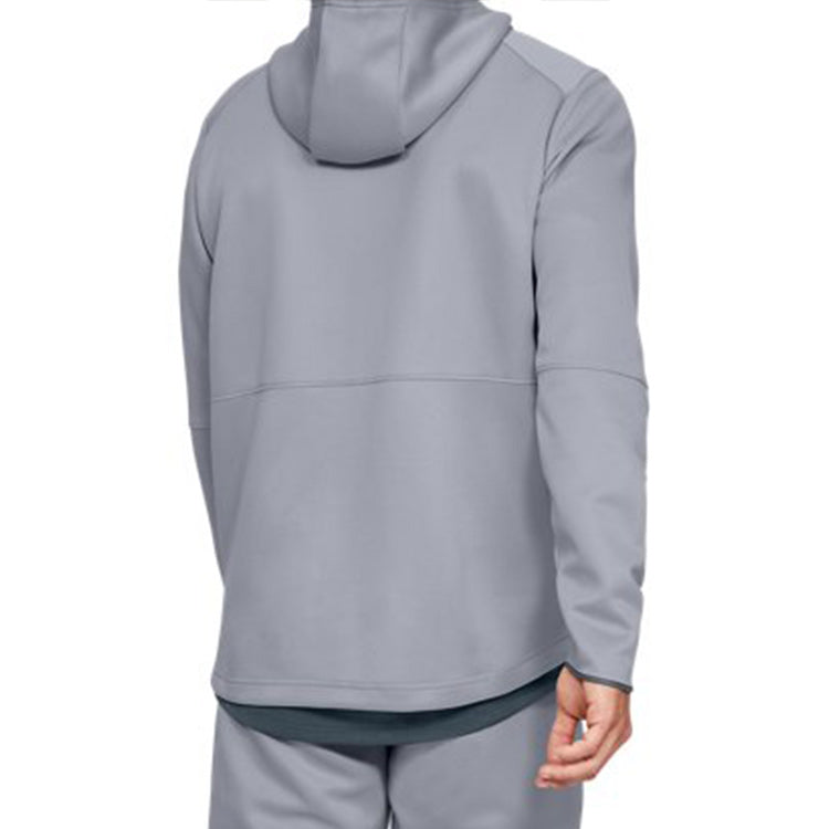 Men's Under Armour WarmUp Training Sports hooded Tops Gray 1345259-011
