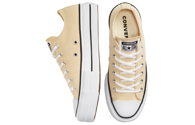(WMNS) Converse Chuck Taylor All Star Platform Low 'Farro White' 568626C