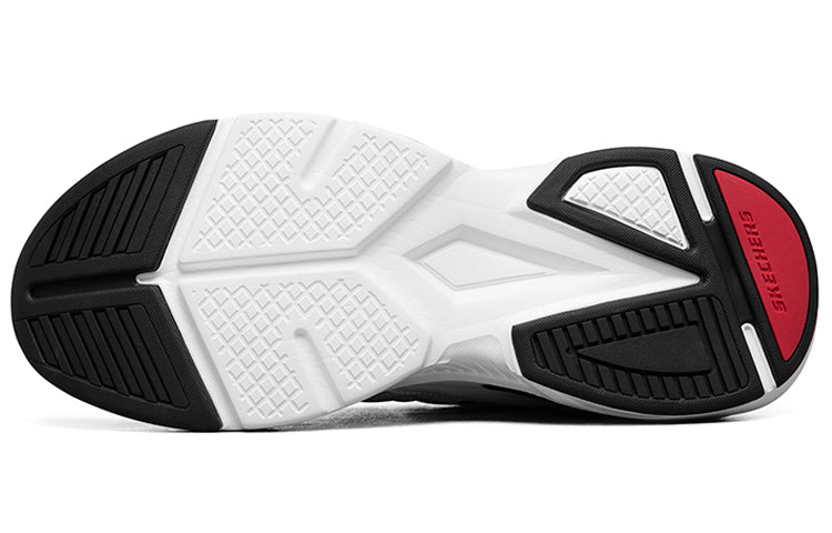 Skechers D'lites 2.0 Low-Top Running Shoes White/Black/Red 888008-WBRD