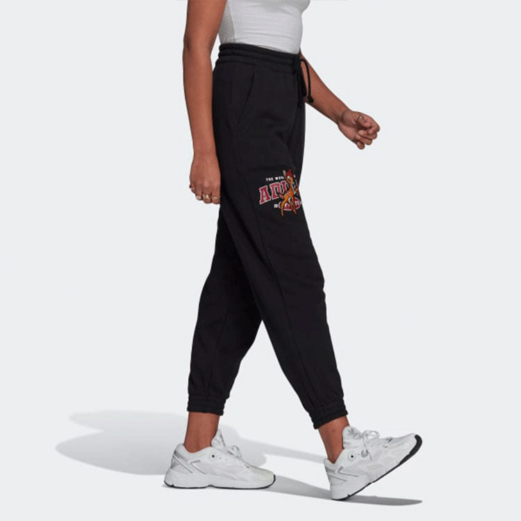 (WMNS) adidas x Disney Bambi Pants 'Black' HE6859