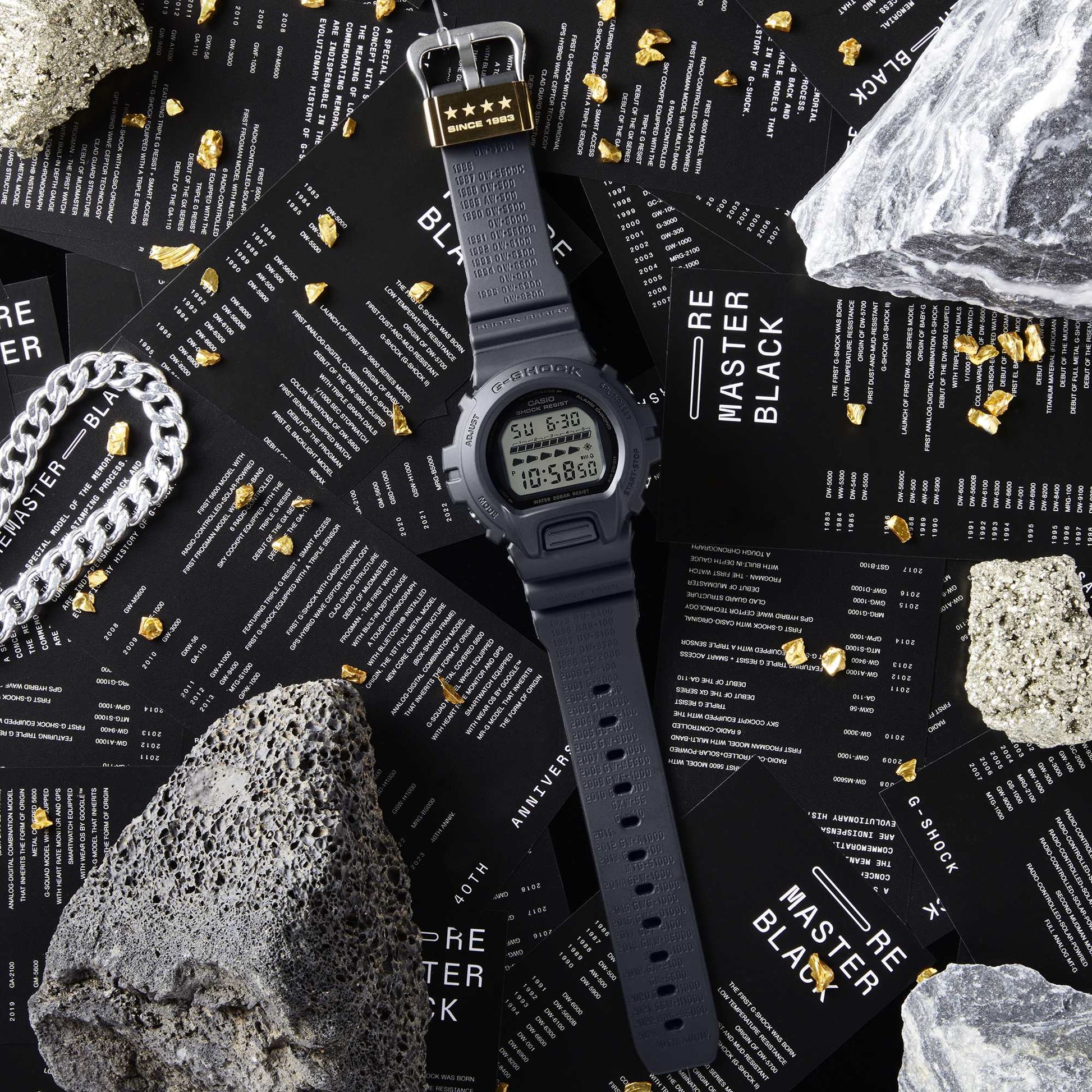 CASIO G-Shock Digital 'Black' DW-6640RE-1PR