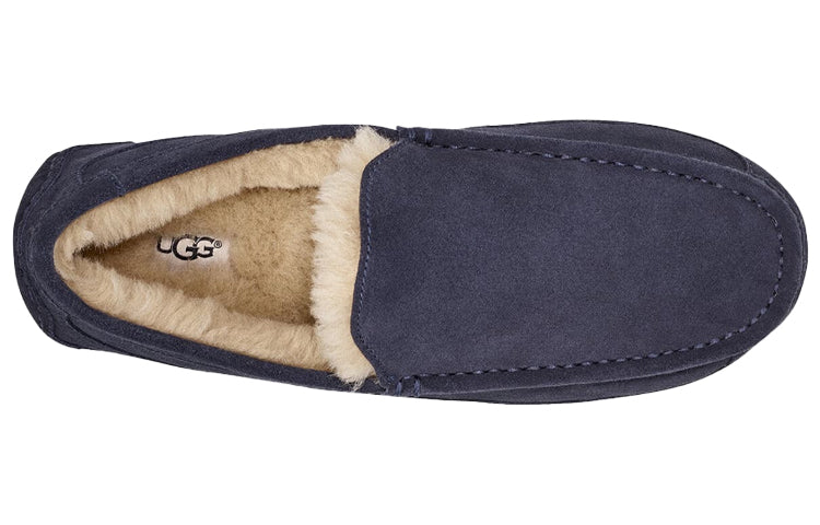 UGG Ascot Slipper Fleece Lined Stay Warm Cozy Athleisure Casual Sports Shoe Blue 1101110-TNVY