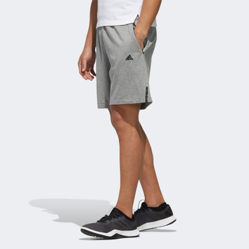 Men's adidas WJ SHT KN Sports Stylish Woven Shorts Gray DY8767
