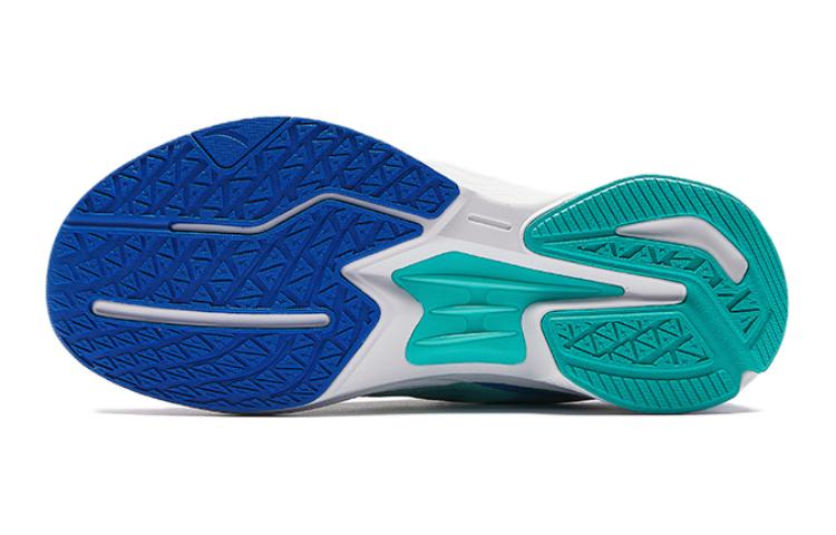 (GS) ANTA Running Series Sneakers 'White Teal Blue' 312425509-4