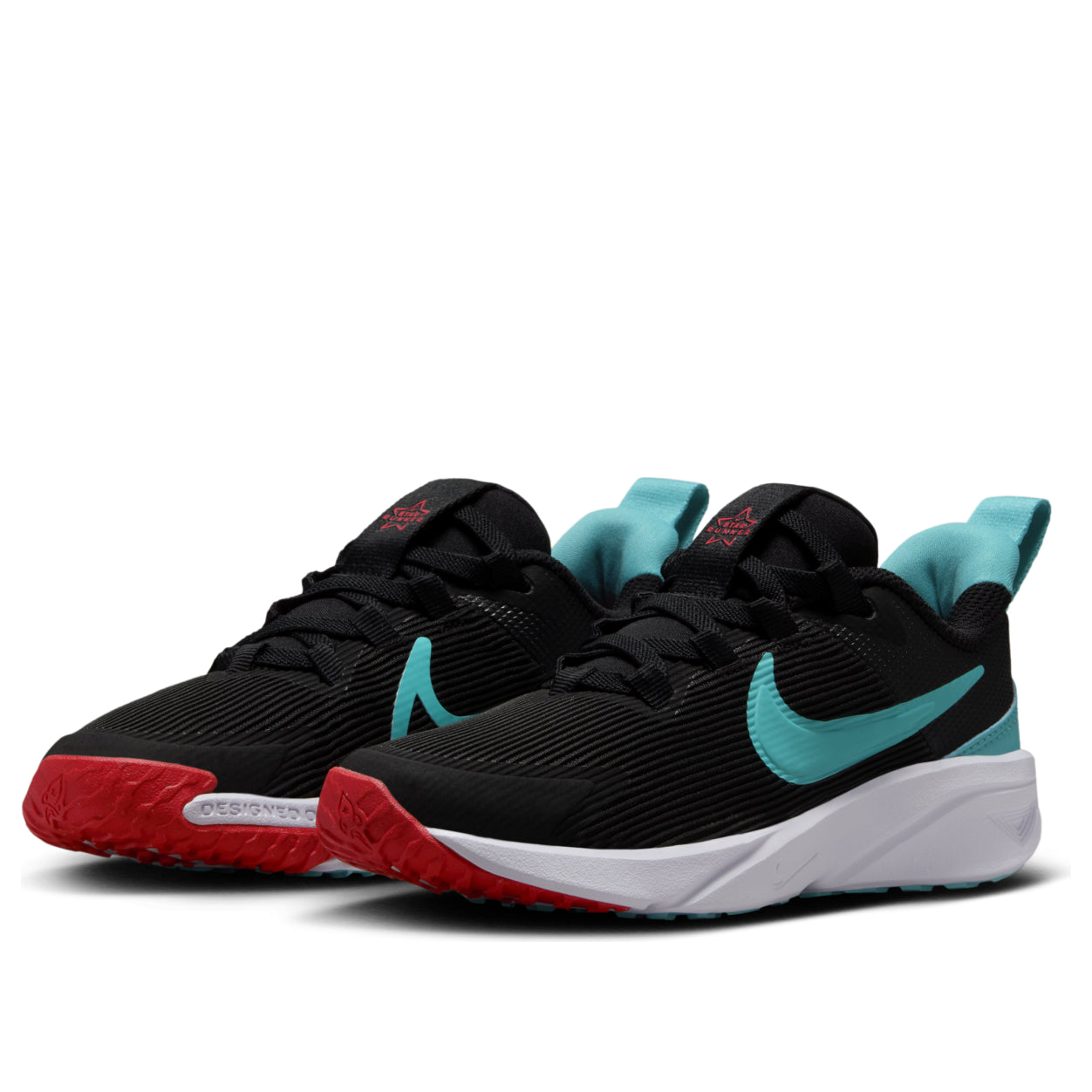 (PS) Nike Star Runner 4 NN 'Black Bright Crimson Dusty Cactus' DX7614-009