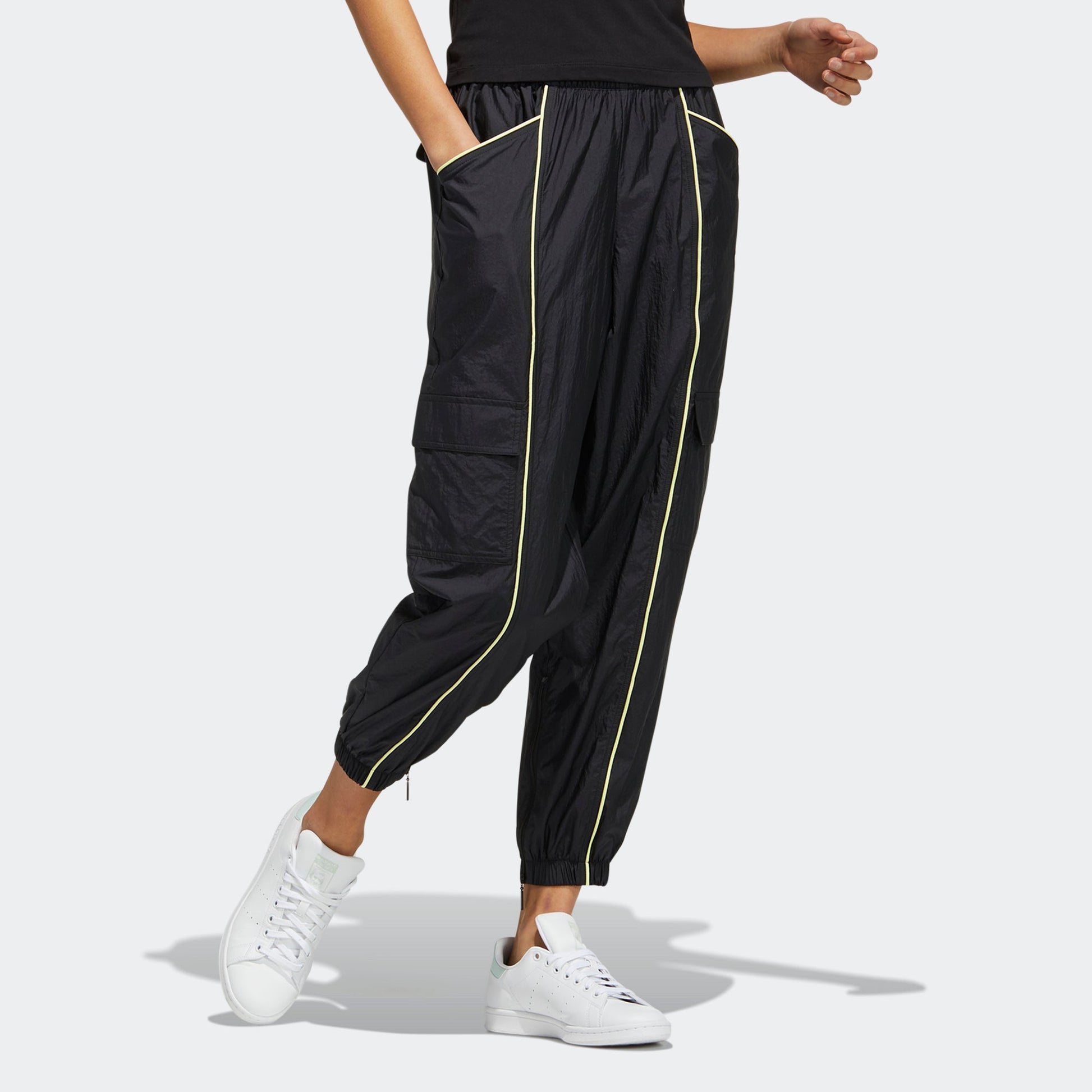 (WMNS) adidas Originals Next Gen Track Pants Asia Sizing 'Black' HC6584