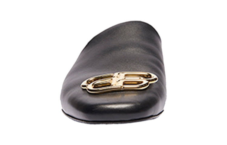 (WMNS) Balenciaga Cosy BB Slippers Black 590935WA7231088
