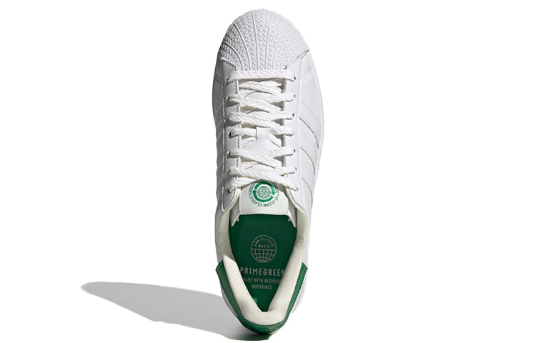 (WMNS) adidas originals Superstar Bold Shoes White/Green FY5481