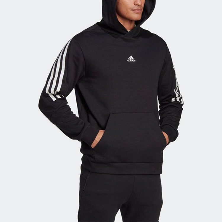 adidas Future icon 3-stripes hoodie 'Black' HK4572