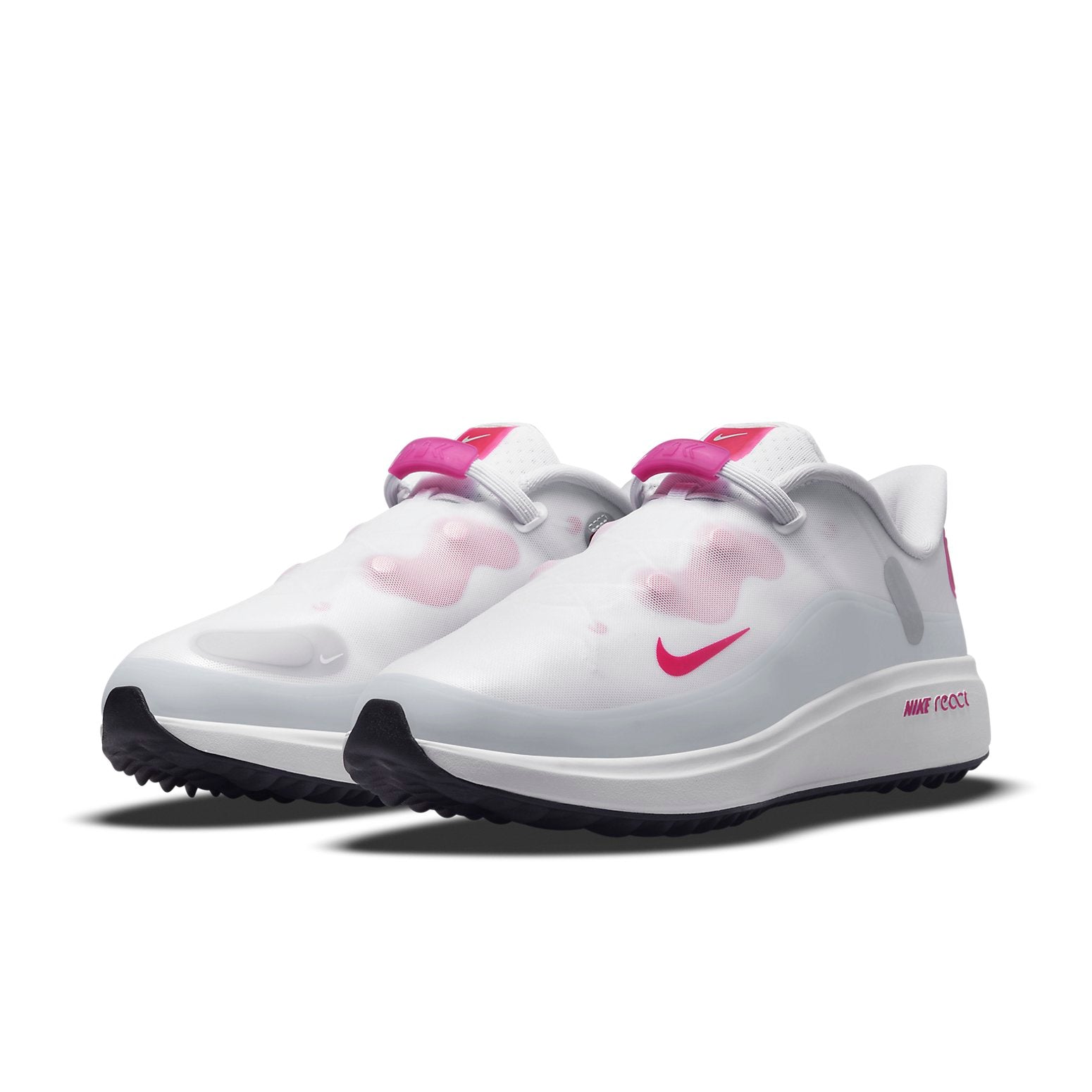 (WMNS) Nike React Ace Tour 'White Pink Prime' CW3097-105