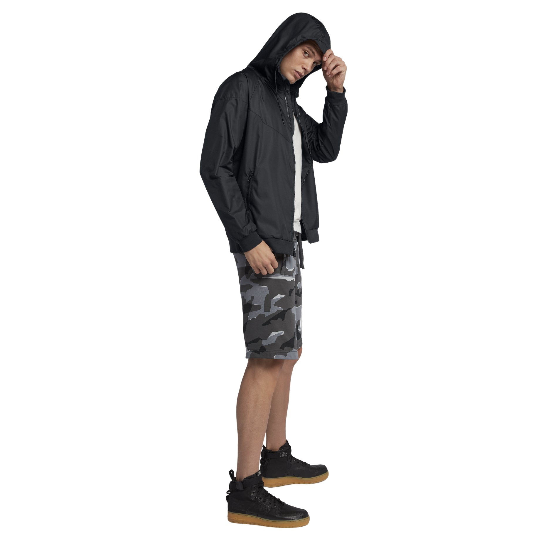 Men's Nike Windrunner Hooded Woven Windbreaker Sports Jacket 727325-010
