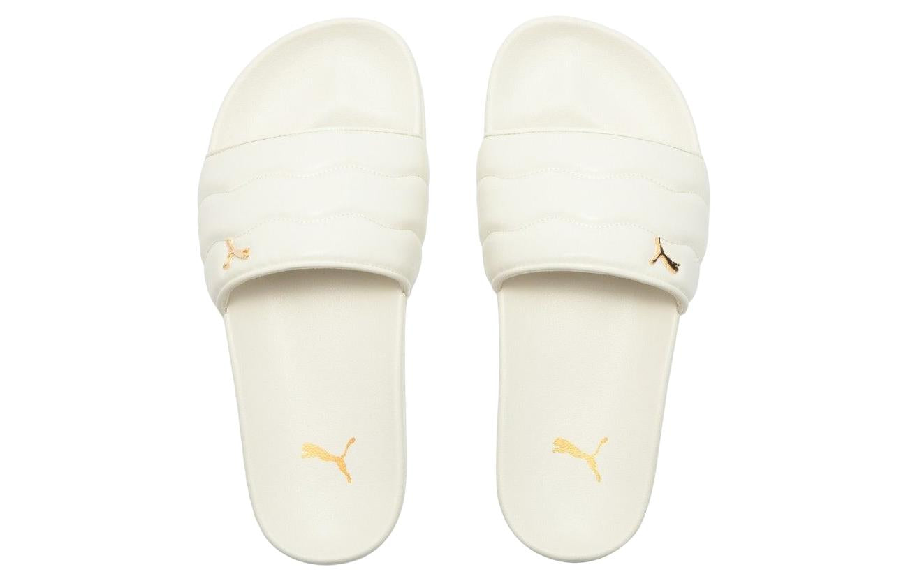 (WMNS) PUMA Lead Cat 2.0 Puffy 'Pristine Ivory Gold' 389557-02