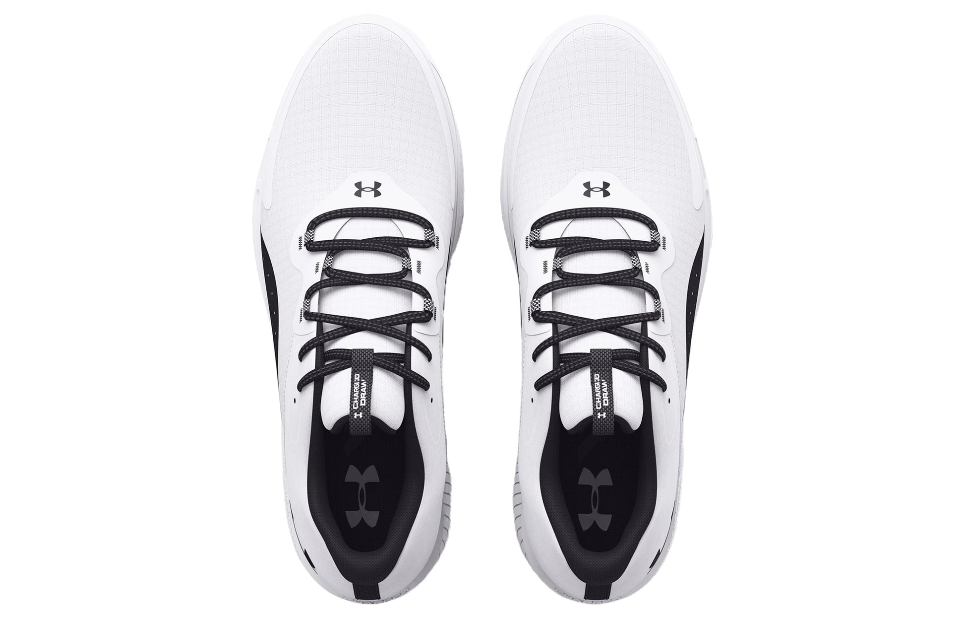 Under Armour Charged Draw 2 Spikeless Golf 'White Black' 3026399-100