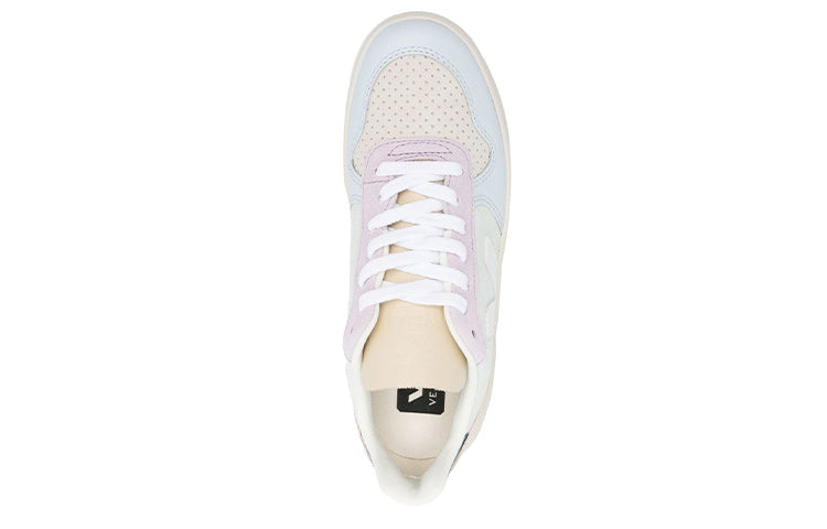 Veja V-10 Lace-Up Suede Sneakers 'Jade Pink' VX0303119