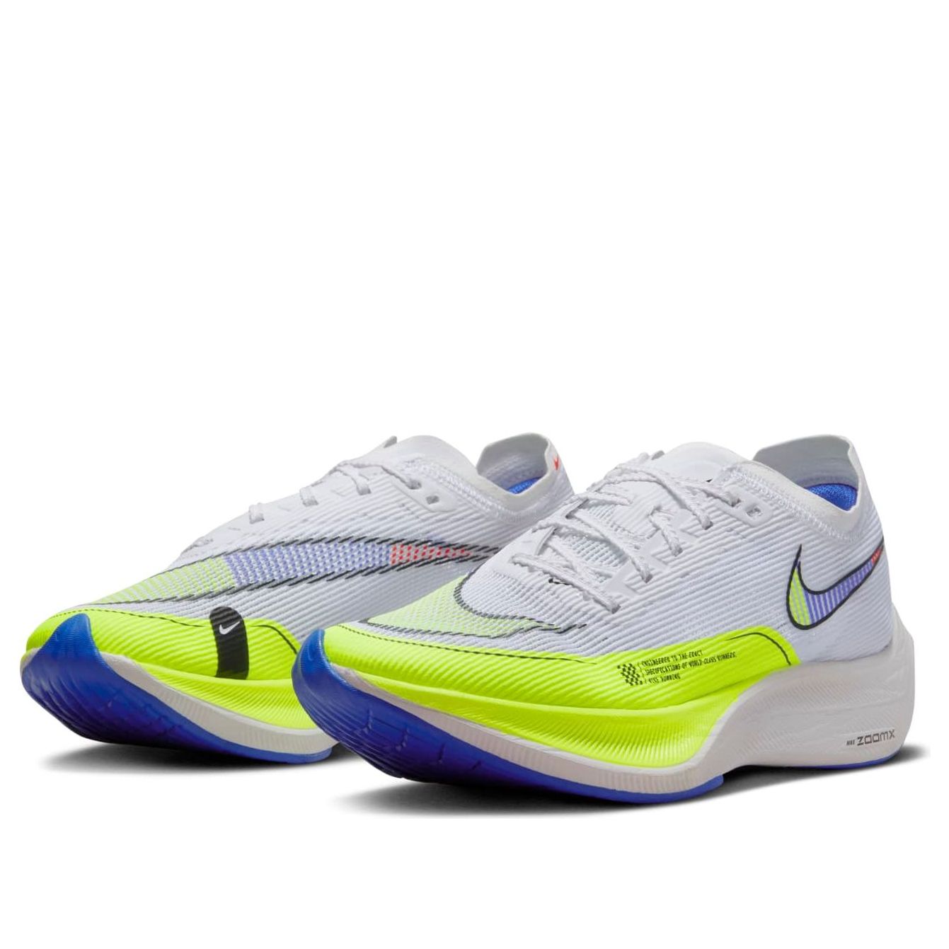 (WMNS) Nike ZoomX Vaporfly Next% 2 'White Volt Racer Blue' CU4123-103