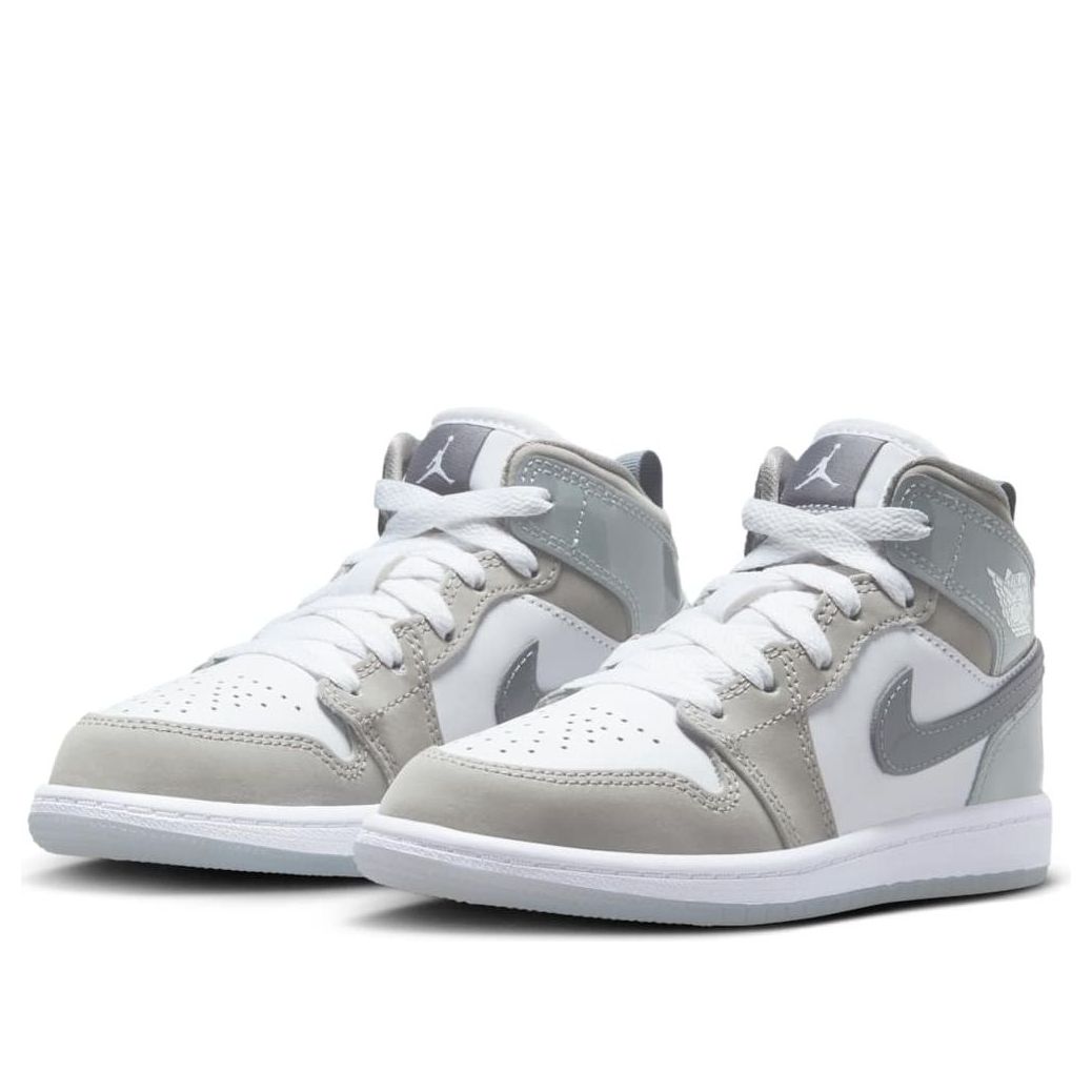 (PS) Air Jordan 1 Mid SE 'White Medium Grey Cool Grey' HF3194-100