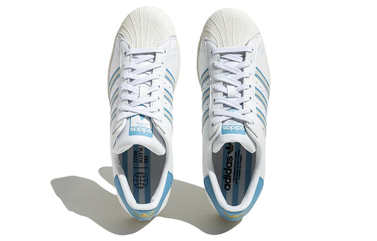 adidas Originals Superstar Shoes 'Off White Light Blue' GX9876
