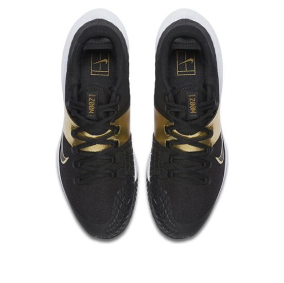 Nike Court Air Zoom Zero HC 'Black Metallic Gold' AA8018-005