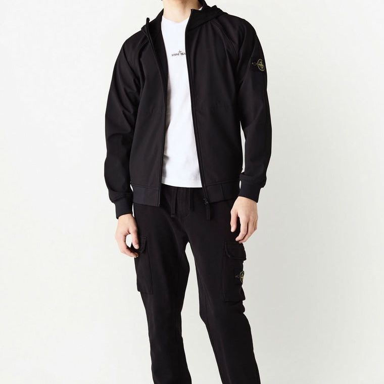 STONE ISLAND Light Soft Shell Jacket 'Black' 781540927-V0029