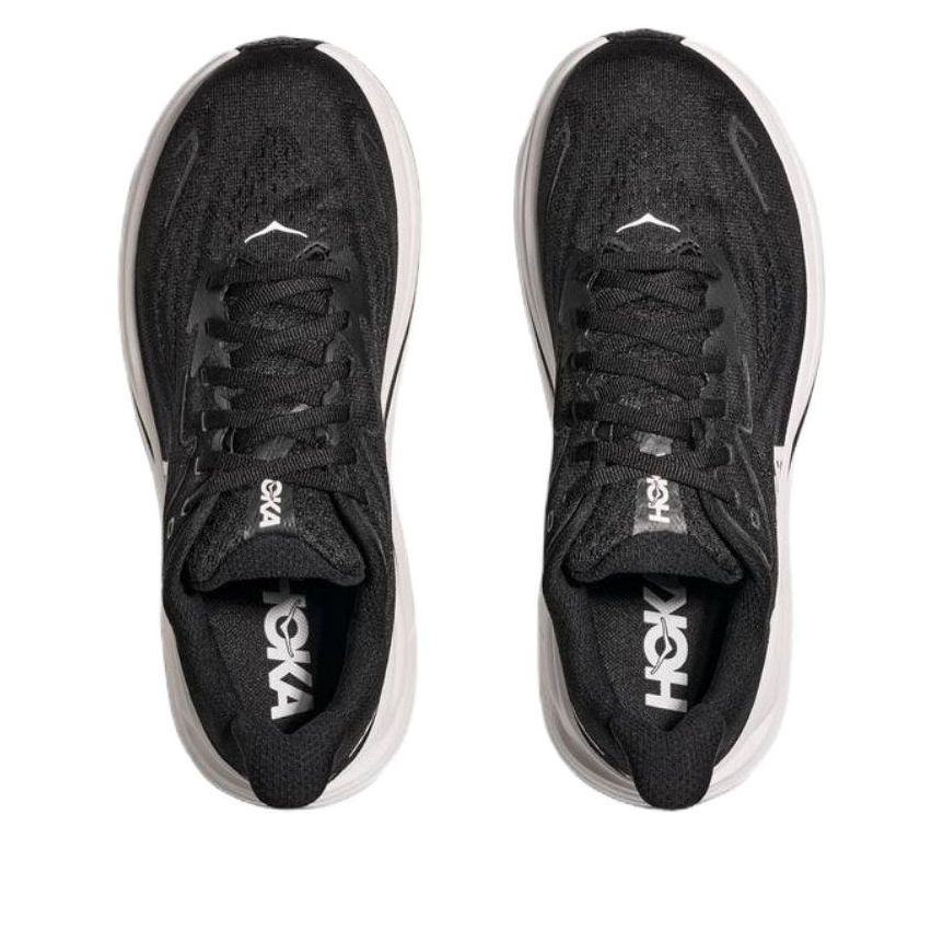 (WMNS) HOKA ONE ONE Clifton 10 Wide 'Black White' 1162050-BBLC