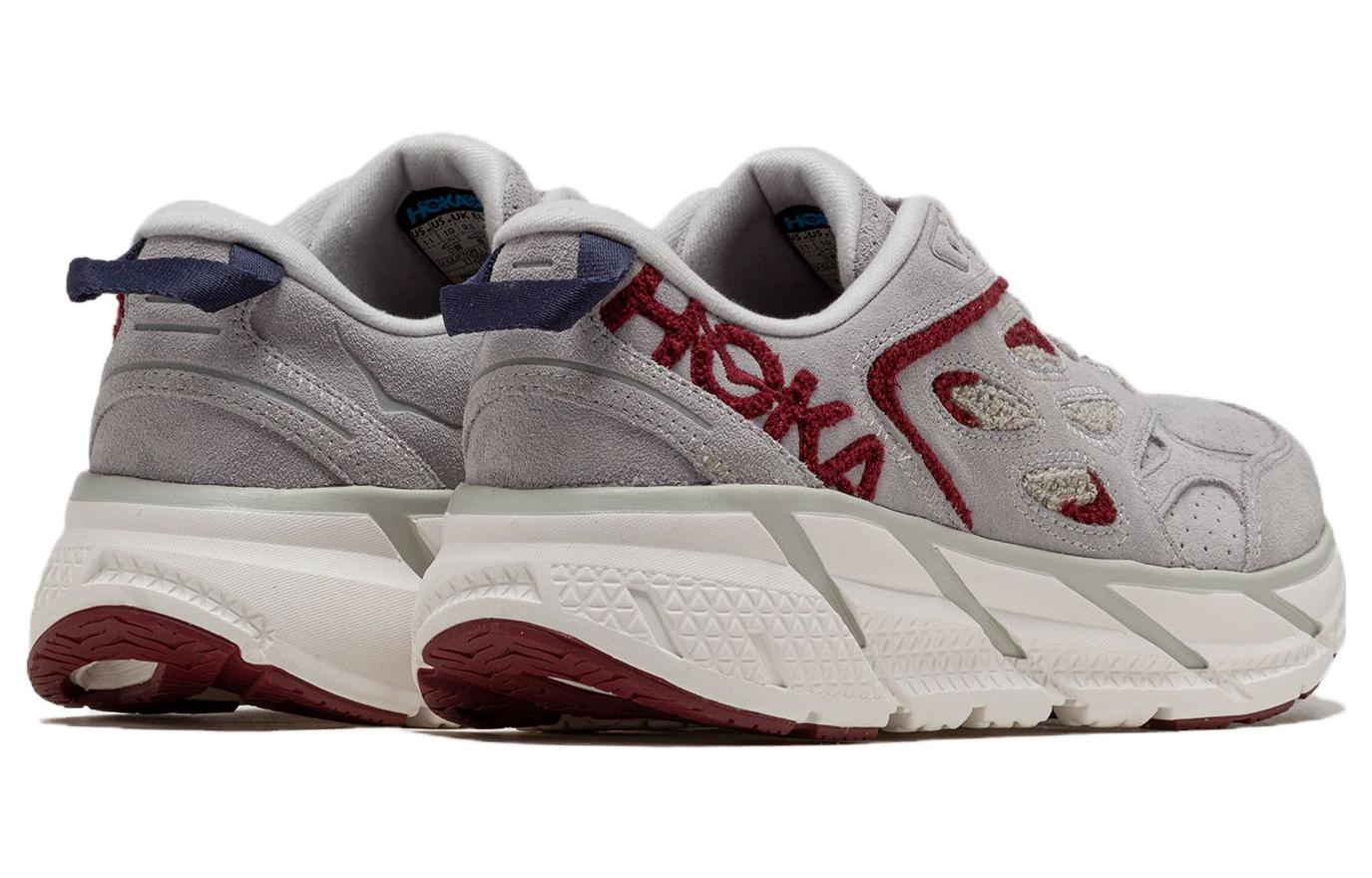 HOKA ONE ONE Clifton L Embroidery 'Lunar Rock Cabernet' 1126854-LRCB