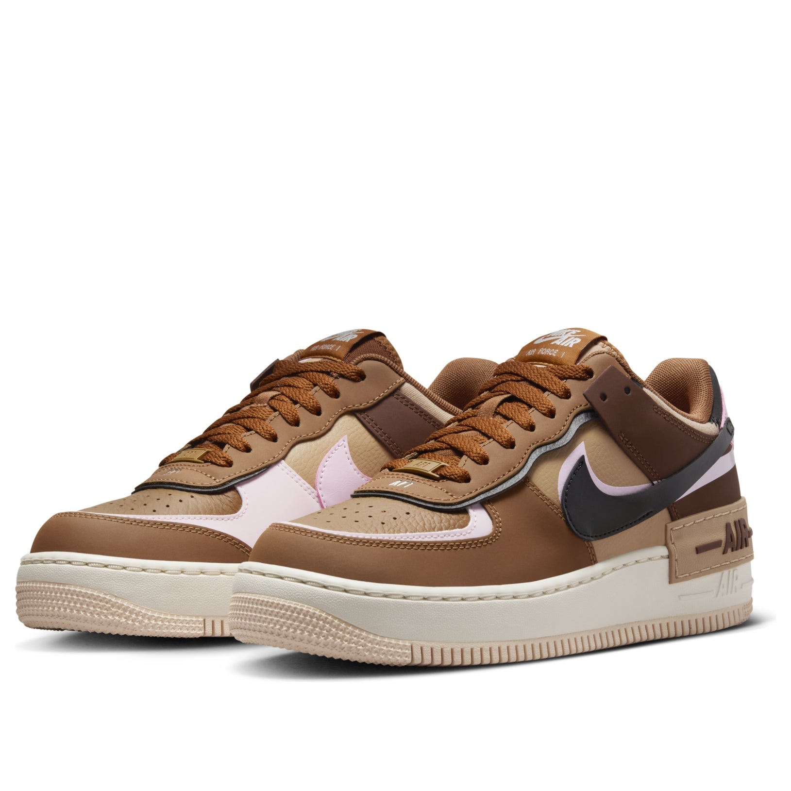 (WMNS) Nike Air Force 1 Shadow 'Light British Tan Pink Cacao Wow' DZ1847-200