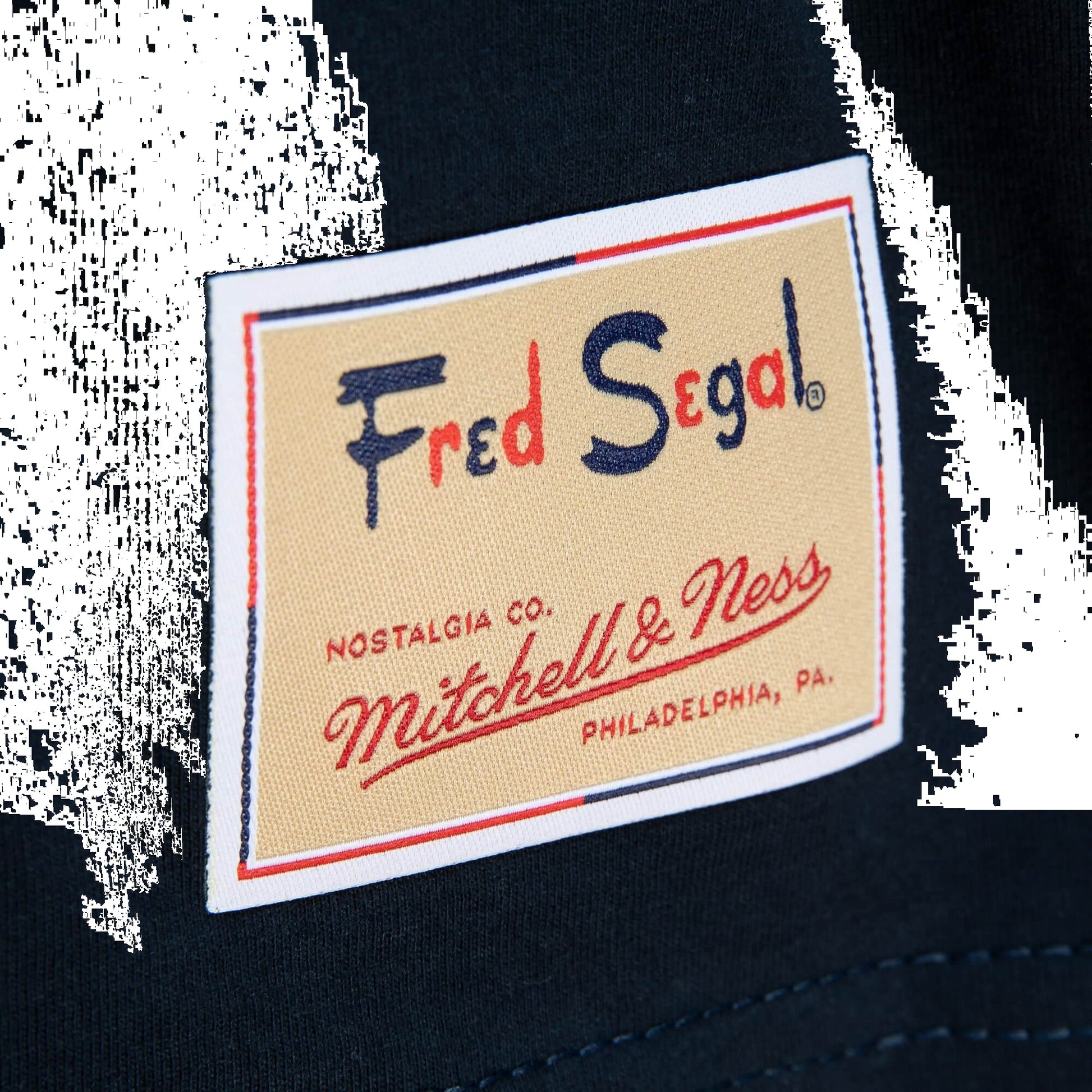 Mitchell & Ness x Fred Segal Echo Park Track T-shirt 'Navy' BMTRDD20071-MNNNYRD