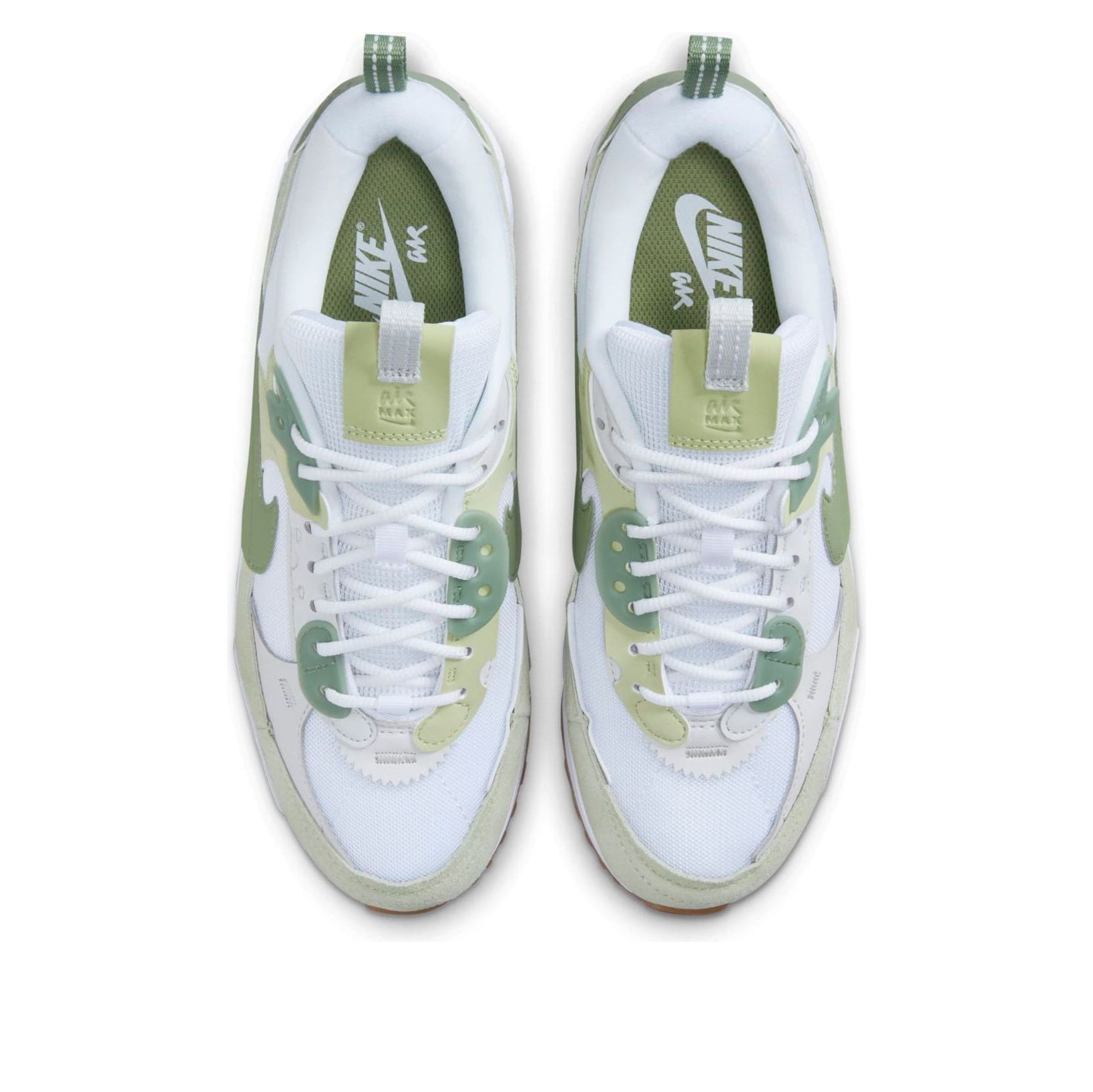 (WMNS) Nike Air Max 90 Futura 'White Olive Aura Gum Medium Brown' HF5052-100